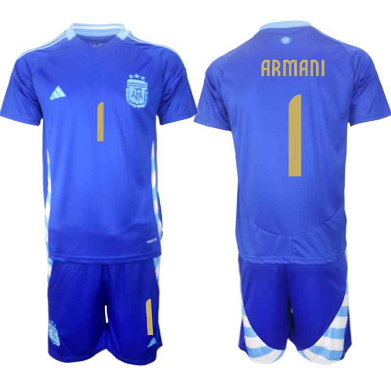 Men 2024-2025 Season Argentina away blue #1 Soccer Jersey->argentina jersey->Soccer Country Jersey